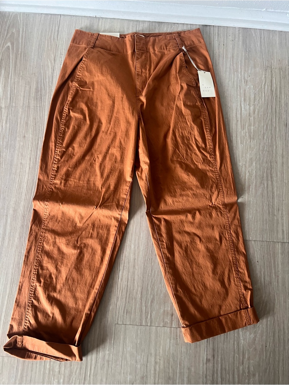 Target Women’s Rust Orange Cotton Chino Pants
